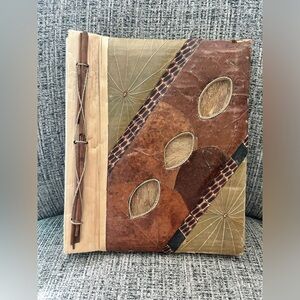 Grass cloth Photo Album